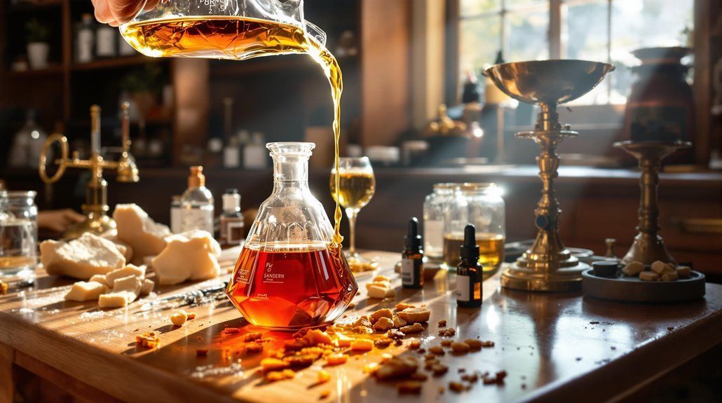 How Perfume is Made – the journey from raw ingredients to the final bottle.